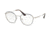 Prada PR52VV Prescription Eyeglasses, 50mm, Blue/ Matte Silver, PR52VV-2601O1-50-SV