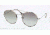 Prada PR53PS Sunglasses KAD0A7-54 - Gunmetal/white Havana Frame, Gray Gradient Lenses