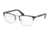 Prada PR54TV Eyeglass Frames 1AB1O1-57 - Black/Gunmetal