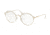 Prada PR54VV Prescription Eyeglasses 2711O1-49 - Pale Gold/silver Frame