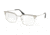 Prada PR55VV Bifocal Prescription Eyeglasses, 53mm, Silver/Matte Silver, PR55VV-2751O1-53-BI