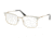 Prada PR55VV Bifocal Prescription Eyeglasses 2791O1-53 - Matte Pale Gold/Silver Frame