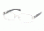 Prada PR56NV #2BB1O1 - Silver Demo Lens Frame