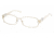 Prada PR56NV #ZVN1O1 - Pale Gold Demo Lens Frame