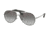 Prada PR56SS Sunglasses 7AX5O0-59 - Top Black / Gunmetal Frame, Grey Gradient Lenses