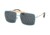 Prada PR57SS Progressive Prescription Sunglasses PR57SS-UFQ2K1-58 - Lens Diameter 58 mm, Frame Color Top Azure/silver
