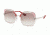 Prada PR57US Prescription Sunglasses, 54mm, Transparent Brown, PR57US-LOH1L0-54-SV