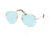 Prada PR58OS Sunglasses 5AK0B5-5200 - Gold Frame, Azure Lenses