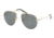 Prada PR58OS Sunglasses 5AK1A1-5200 - Gold Frame, Gray Lenses