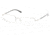 Prada PR59MV #6BA1O1 - Silver Frame, Demo Lens Lenses