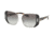 Prada PR59SS Sunglasses 1AB0A7-54 - Silver / Black Frame, Grey Gradient Lenses