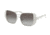 Prada PR59SS Sunglasses USB0A7-54 - Silver/ivory Frame, Grey Gradient Lenses