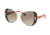Prada PR60SS Single Vision Prescription Sunglasses PR60SS-DHO3D0-55 - Lens Diameter 55 mm, Frame Color Silver/brown