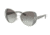 Prada PR60SS Single Vision Prescription Sunglasses PR60SS-UR90A7-55 - Lens Diameter 55 mm, Frame Color Silver/Grey