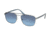 Prada PR61US Sunglasses SWW251-59 - Blue/Silver Frame, Blue Gradient Grey Lenses