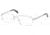 Prada PR62NV Bifocal Prescription Eyeglasses 5AV1O1-5417 - Gun Metal 