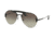 Prada PR62US Sunglasses 1AB5O2-32 - Black Frame, Green Gradient Lenses