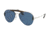 Prada PR62US Sunglasses R0K219-32 - Havana/Silver Frame, Blue Lenses