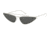 Prada PR63US Sunglasses 1BC5S0-68 - Silver Frame, Grey Lenses