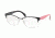 Prada PR65RV Single Vision Prescription Eyeglasses 1BO1O1-53 - Matte Black/Silver Frame