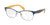 Prada PR65RV Single Vision Prescription Eyeglasses, 53mm, Blue/Gunmetal, PR65RV-2811O1-53-SV