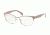 Prada PR65RV Single Vision Prescription Eyeglasses TKP1O1-53 - Pink On Pale Gold Frame