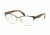 Prada PR65RV Single Vision Prescription Eyeglasses UEZ1O1-55 - Green/pale Gold Frame