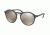 Prada PS01SS Sunglasses TFZ1C0-53 - Grey Rubber Frame, Light Brown Mirror Dark Gold Lenses