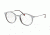 Prada PS02IV Single Vision Prescription Eyeglasses VY01O1-51 - Top Grey/brown Rubber Frame