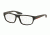 Prada PS03GV Single Vision Prescription Eyeglasses UB01O1-55 - Brown Rubber Frame