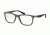 Prada PS04FV Progressive Prescription Eyeglasses UR41O1-55 - Brown Rubber Frame