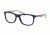 Prada PS04FV Progressive Prescription Eyeglasses UR51O1-53 - Blue Rubber Frame
