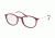Prada PS04HV Single Vision Prescription Eyeglasses VYX1O1-51 - Bordeaux Rubber Frame