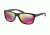 Prada PS05PS Sunglasses SL89Q1-58 - Bordeaux Demi Shiny Frame, Dark Grey Mirror Blue/red Lenses