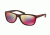 Prada PS05PS Sunglasses UAV9Q1-58 - Shot Bordeaux Rubber Frame, Dark Grey Mirror Blue/red Lenses