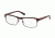 Prada PS06FV Progressive Prescription Eyeglasses UAY1O1-54 - Bordeaux Rubber Frame