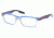 Prada PS07CV Single Vision Prescription Eyeglasses JAT1O1-5518 - Striped Blue Frame