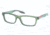 Prada PS07CV Prescription Eyeglasses SMK1O1-55 - Matte Transparent Green Frame