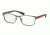Prada PS50GV Progressive Prescription Eyeglasses DG11O1-55 - Gunmetal Rubber Frame