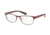 Prada PS50GV Progressive Prescription Eyeglasses U6V1O1-53 - Bordeaux Gradient Frame