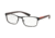Prada PS50GV Progressive Prescription Eyeglasses, 55mm, Brown Rubber, PS50GV-VYY1O1-55-PRO