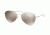 Prada PS50SS Sunglasses ZVN1C0-57 - Pale Gold Frame, Light Brown Mirror Gold Lenses