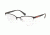 Prada PS51IV Single Vision Prescription Eyeglasses VY21O1-55 - Brown Rubber Frame