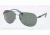 Prada PS51OS Sunglasses DG13O1-62 - Gunmetal Frame, Green Lenses