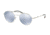 Prada PS51SS Single Vision Prescription Sunglasses PS51SS-1AP5Q0-54 - Lens Diameter 54 mm, Frame Color Matte Silver