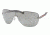 Prada PS52NS Sunglasses 7CQ7W1-0136 - Gunmetal Demi Shiny Frame, Gray Silver Mirror Lenses