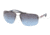Prada PS52OS Sunglasses 1BC5I1-6413 - Silver Gray Frame, Blue Gradient Lenses