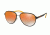 Prada PS52SS Sunglasses VIH6U0-58 - Blue / Yellow Frame, Grey Mirr Rose Gold Grad Oran Lenses