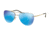 Prada PS53RS Single Vision Prescription Sunglasses PS53RS-ZVN5M2-57 - Lens Diameter 57 mm, Frame Color Pale Gold