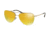 Prada PS53RS Single Vision Prescription Sunglasses PS53RS-ZVN5N0-57 - Lens Diameter 57 mm, Frame Color Pale Gold